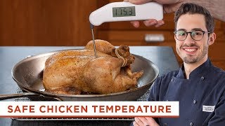 What is the Safe Temperature to Cook Chicken to [upl. by Alletneuq]