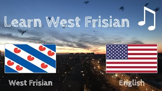 Learn before Sleeping  West Frisian native speaker  with music [upl. by Zaneta141]