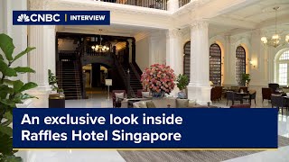 An exclusive look inside Raffles Hotel Singapore [upl. by Killian]