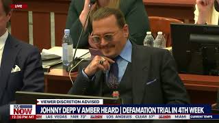 Johnny Depp amused as witness mocks articles written about actor  LiveNOW from FOX [upl. by Anitsihc]