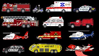 Ambulance Rescue Team  Doctor Cartoon Fire Truck  Nursery Rhymes  Kids Songs  BabyBus [upl. by Yrrol]