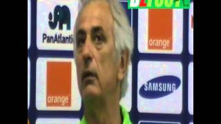 CAN 2013  J2 ALGTGO conférence dHalilhodzic part 1 [upl. by Esinaej]