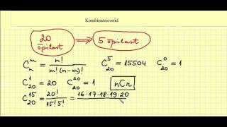 Kombinatoorika elemendid [upl. by Tebor986]