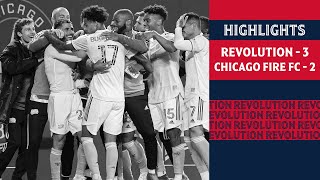 Highlights Carles Gil wins it at the death for the Revolution at Chicago clinches playoff birth [upl. by Lirbaj892]