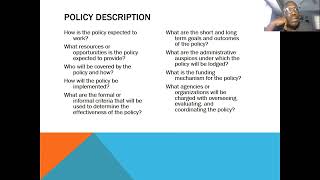 Social Policy Analysis Framework [upl. by Achilles]