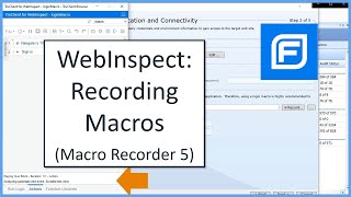 WebInspect Recording Macros in Macro Recorder 5 [upl. by Ymaral966]