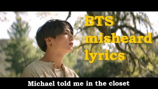 BTS misheard lyrics try not to laugh hard [upl. by Aurel319]