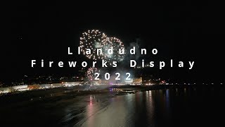 Llandudno Fireworks Display 2022  4K [upl. by Esmerolda]