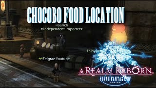 Chocobo Food Location Gysahl GreensUldah Ruby Road Exchange  Final Fantasy XIV  A Realm Reborn [upl. by Meyeroff]