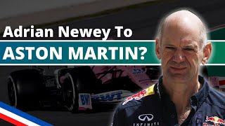 Adrian Newey TO GO TO Aston Martin  F1 NEWS [upl. by Bora]