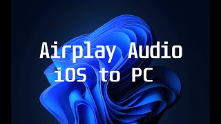 Airplay Audio from iOS to Windows 11 amp 10 PC Bluetooth method linked below [upl. by Tnomel213]