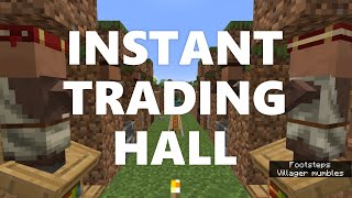 Minecraft Elegance Instant Trading Hall with Villager Breeder Java [upl. by Cawley]