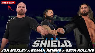 WWE2K24 The Shield Entrance w Hidden Theme amp GFX  MyFaction NO MOD [upl. by Eyatnod]