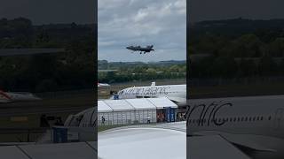 F35 Landing After Flying Display At Farnborough Airshow 2024 [upl. by Ozzy190]