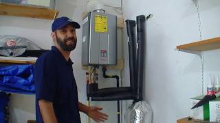 New Rinnai Tankless Water Heater Installation Mooresville NC [upl. by Balf559]