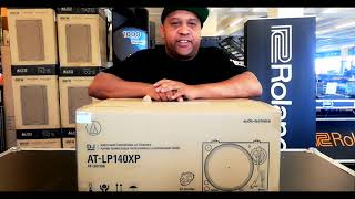 Unboxing Audio Technica LP140XP [upl. by Niddala]