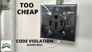 Correcting 3 Mistakes On A 240V Outlet Install [upl. by Mcnutt948]