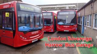 London Sovereign  Harrow Bus Garage Tour [upl. by Gwenni]