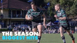 The Season Biggest Hits  Australia amp New Zealand Schoolboy Rugby  Compilation  Rugby Pass [upl. by Godfree]