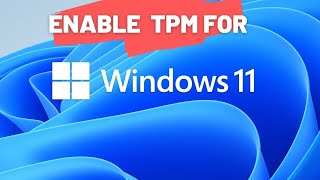 How to Enable TPM 20 in your ASUS Motherboard BIOS for Windows 11 [upl. by Deena]