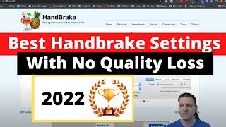 Handbrake Video Compression Tutorial Best Handbrake Settings Still works in 2022  Mike Hobbs [upl. by Adnical]