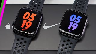 Apple Watch Series 7 Nike Edition Review  vs SE Nike Edition for Sports and Fitness [upl. by Loginov616]