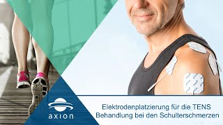 Schulterschmerzen  Elektrodenplatzierung für TENS  axion [upl. by Arraek]