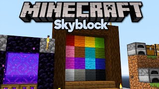 Custom Skyblock Advancements ▫ Minecraft 115 Skyblock Tutorial Lets Play Part 24 [upl. by Ahto]