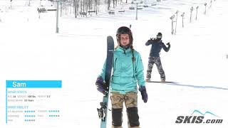 Sams ReviewRossignol Blackops W Blazer Skis 2021Skiscom [upl. by Annaek704]