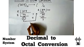 Octal to decimal conversion  How to convert octal to decima  Number System  Mruduraj [upl. by Ateikan]