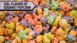 Popcorn World 250 flavors of Gourmet Popcorn [upl. by Acisset]