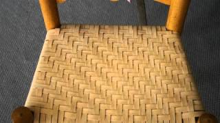 Instructions for Chair Seat Weaving [upl. by Cari]