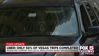 Uber Only 50 of Las Vegas trips completed [upl. by Naej337]