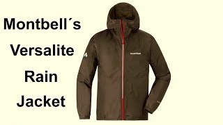 Montbell´s New Versalite Jacket [upl. by Ijuy]