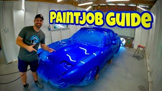 Car Painting Full Car Paintjob Guide [upl. by Enialb]