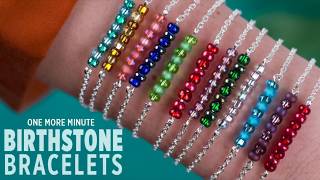 One More Minute Birthstone Bracelets [upl. by Eizzil]