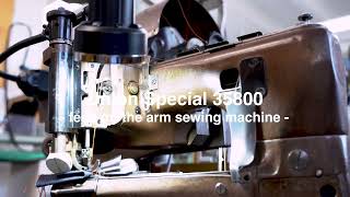 Union Special 35800  feed off the arm sewing machine [upl. by Pizor]