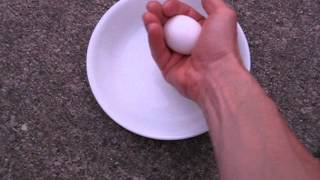 Crush an egg with one hand [upl. by Oicnaneb]