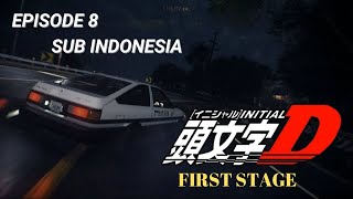 INITIAL D FIRST STAGE EPISODE 8 SUBTITLE INDONESIA FULL  AE86 VS R32 GTR [upl. by Sill]