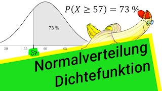 Normalverteilung Dichtefunktion [upl. by Yrekaz]