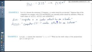 DISCRETE MATHEMATICS  PREDICATES AND QUANTIFIERS  PROBLEMS PART 1 [upl. by Sapienza]