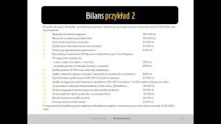 12 Bilans przykład nr 2 [upl. by Gensmer]