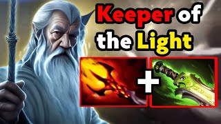 Crazy Burst Damage Mid Keeper of the Light 30Kills Dagon  Ethereal Blade One Shot Builds Dota 2 [upl. by Airda]