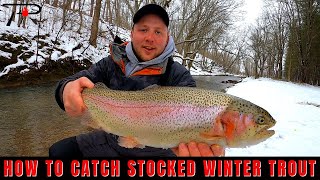 How To Catch Stocked Winter Trout [upl. by Cele]