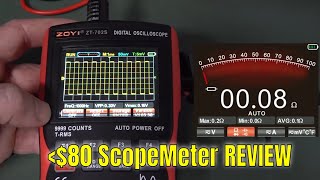 EEVblog 1540  The 80 Zotek ZT702S Osciloscope Multimeter REVIEW [upl. by Cortney]