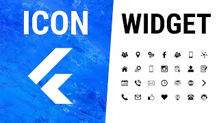 Flutter Icon Widget [upl. by Kavanaugh]