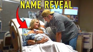 LaBrant Family Baby 5 Official Name Reveal [upl. by Felic]