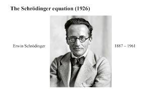 Quantum Mechanics 5a  Schrödinger Equation I [upl. by Francine137]