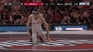 125 LBs Iowas Spencer Lee vs Ohio States Nathan Tomasello  Big Ten Wrestling  Jan 24 2018 [upl. by Llenyt965]