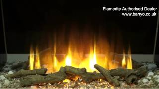 Flamerite Electric Fire Driftwood Pebble RadiaFlame 3D [upl. by Indyc9]